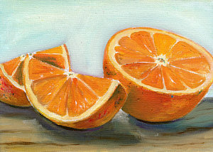 Wall Art - Painting - Orange by Sarah Lynch