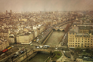 Paris Skyline Wall Art - Photograph - Paris Cityscape by Joan Carroll