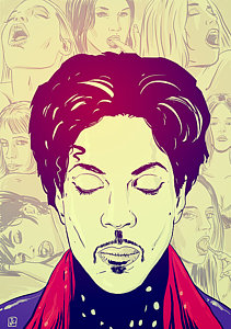 Celebrities Wall Art - Drawing - Prince by Giuseppe Cristiano