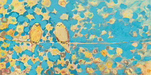 Impressionism Wall Art - Painting - Sharing A Sunny Perch by Jennifer Lommers