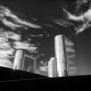 Wall Art - Photograph - Silver Towers by Dave Bowman