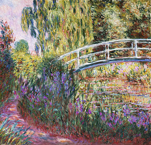 Impressionism Wall Art - Painting - The Japanese Bridge by Claude Monet