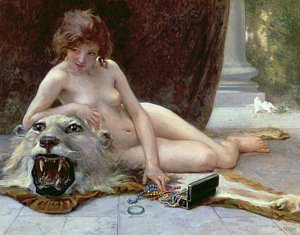 Wall Art - Painting - The Jewel Case by Guillaume Seignac