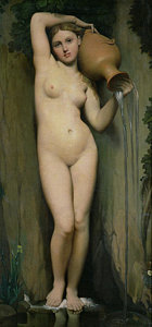 Wall Art - Painting - The Source by Ingres