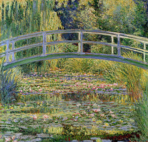 Impressionism Wall Art - Painting - The Waterlily Pond With The Japanese Bridge by Claude Monet