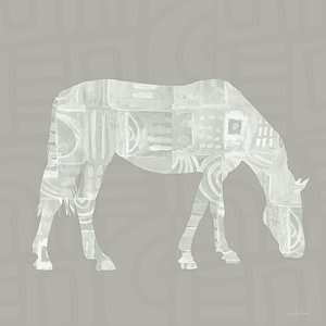 Wall Art - Painting - White Horse 2- Art By Linda Woods by Linda Woods