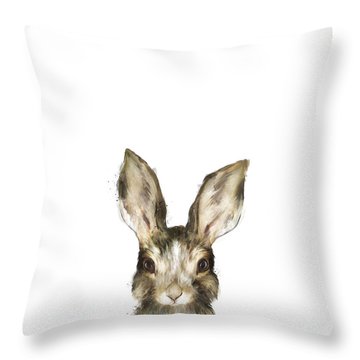 Little Rabbit Throw Pillow