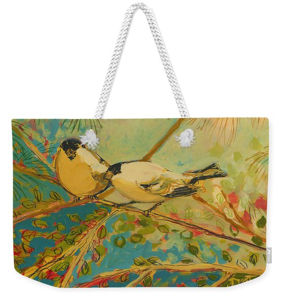 Two Goldfinch Found Weekender Tote Bag