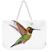 Anna Hummingbird Weekender Tote Bag by Amy Kirkpatrick