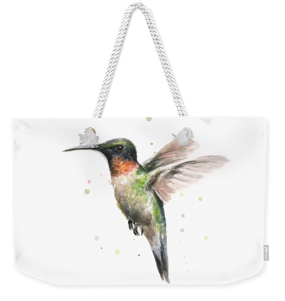 Hummingbird Weekender Tote Bag