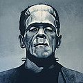 Boris Karloff as Frankenstein  by Paul Meijering