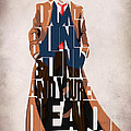 Doctor Who Inspired Tenth Doctor's Typographic Artwork by Inspirowl Design