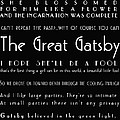 The Great Gatsby Quotes by Georgia Fowler