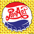 Pop Art Bottle Cap by Gary Grayson