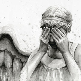 Doctor Who Weeping Angel Don't Blink by Olga Shvartsur