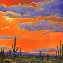 Saguaro Sunset by JOHNATHAN HARRIS
