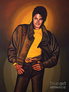 Wall Art - Painting - Michael Jackson by Paul Meijering