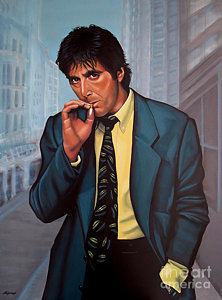 Wall Art - Painting - Al Pacino 2 by Paul Meijering