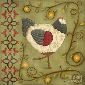 Wall Art - Painting - Charming Chicks 2 by Paul Brent