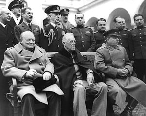 Wall Art - Photograph - Crimean Conference In Yalta by Underwood Archives