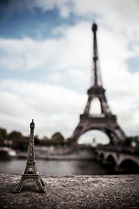 Wall Art - Photograph - Eiffel Trinket by Ryan Wyckoff