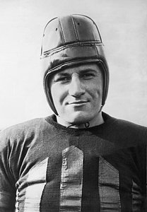 Football Wall Art - Photograph - Football Player Portrait by Underwood Archives