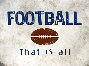 Football Wall Art - Digital Art - Football That Is All by Flo Karp