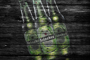 Wall Art - Photograph - Heineken Bottles by Joe Hamilton