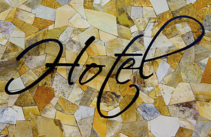 Wall Art - Photograph - Hotel Sign by Aged Pixel