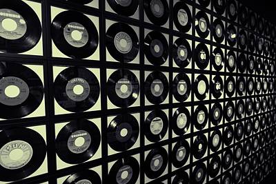 Wall Art - Photograph - Johnny Cash Vinyl Records by Dan Sproul