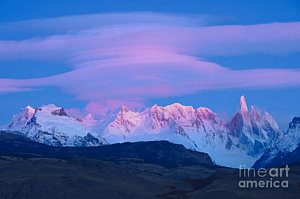Wall Art - Photograph - Lenticular Cloud At Dawn In Argentina by John Shaw