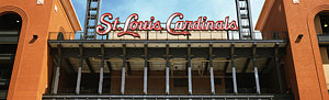 Wall Art - Photograph - Low Angle View Of The Busch Stadium by Panoramic Images