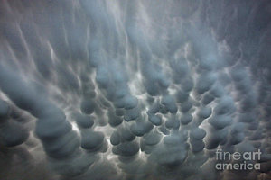 Wall Art - Photograph - Mammatus Clouds by Tom Fleming