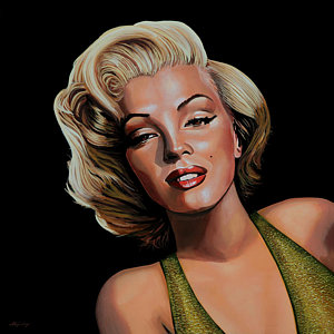 Wall Art - Painting - Marilyn Monroe 2 by Paul Meijering