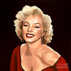 Wall Art - Painting - Marilyn Monroe 3 by Paul Meijering