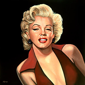 Wall Art - Painting - Marilyn Monroe 4 by Paul Meijering