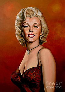 Wall Art - Painting - Marilyn Monroe 6 by Paul Meijering