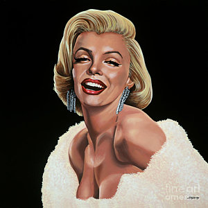 Wall Art - Painting - Marilyn Monroe by Paul Meijering