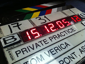 Wall Art - Photograph - Movie Slate From Private Parctice by Micah May