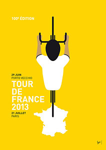Wall Art - Digital Art - My Tour De France Minimal Poster by Chungkong Art