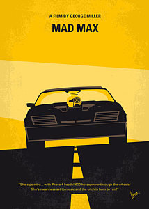 Wall Art - Digital Art - No051 My Mad Max Minimal Movie Poster by Chungkong Art