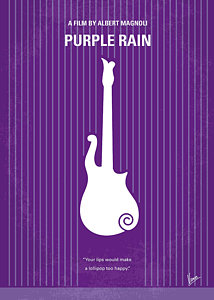 Wall Art - Digital Art - No124 My Purple Rain Minimal Movie Poster by Chungkong Art