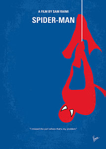 Wall Art - Digital Art - No201 My Spiderman Minimal Movie Poster by Chungkong Art