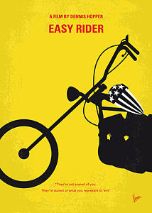 Wall Art - Digital Art - No333 My Easy Rider Minimal Movie Poster by Chungkong Art