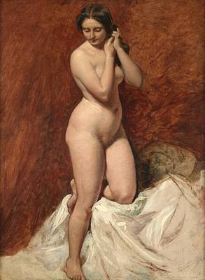 Wall Art - Painting - Nude From The Front by William Etty