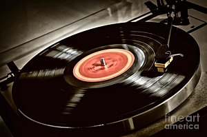 Wall Art - Photograph - Record On Turntable by Elena Elisseeva