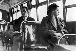 Wall Art - Photograph - Rosa Parks On Bus by Underwood Archives