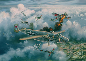 Wall Art - Painting - Shoot-out Over Saigon by Randy Green