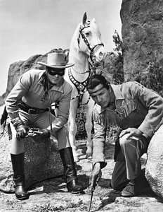 Wall Art - Photograph - The Lone Ranger And Tonto by Underwood Archives