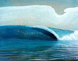 Wall Art - Painting - Transparent Sea by Nathan Ledyard